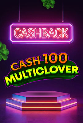 20% Cashback Cash 100 Multiclover